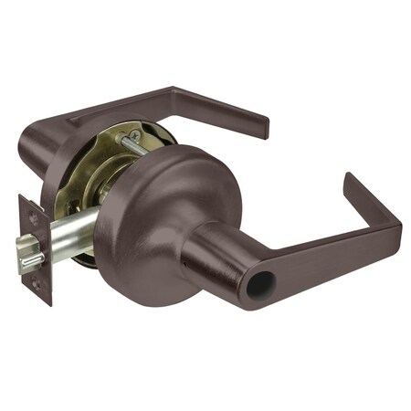 Yale Grade 2 Entry Cylindrical Lock, Augusta Lever, Less Cylinder, Dark Oxidized Bronze Fnsh, Non-handed AU5307LN LC 613E